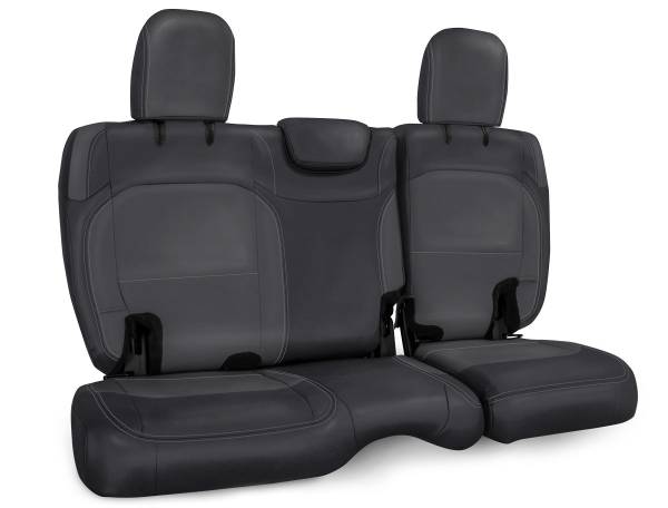 PRP Seats - PRP 2018+ Jeep Wrangler JL/2 door Rear Bench Cover - Black/Grey - B041-03 - Image 1