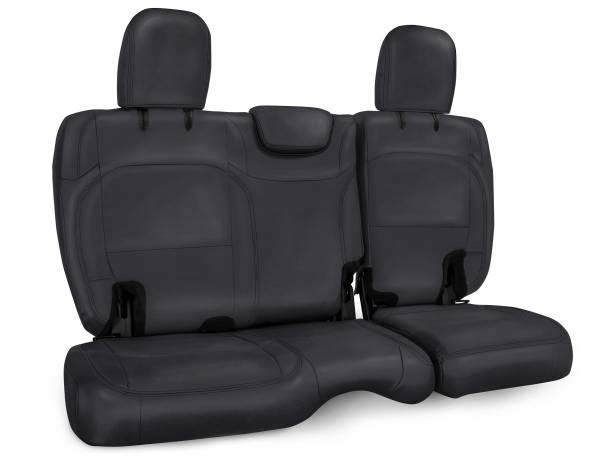 PRP Seats - PRP 2018+ Jeep Wrangler JLU/4 door Rear Bench Cover with Cloth Interior - All Black - B043-02 - Image 1