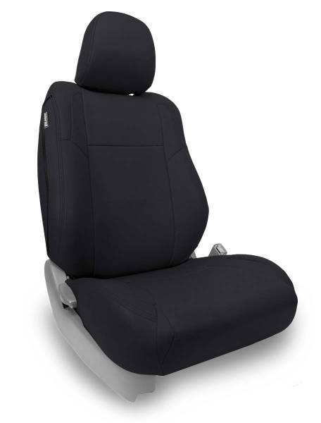 PRP Seats - PRP 12-15 Toyota Tacoma Front Seat Covers/ Fold Flat Edition (Pair) - All Black - B050-02 - Image 1