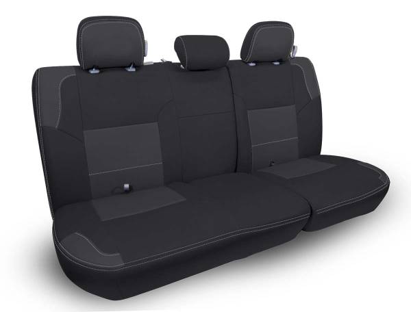 PRP Seats - PRP 12-15 Toyota Tacoma Rear Bench Cover Double Cab - Black/Grey - B052-03 - Image 1
