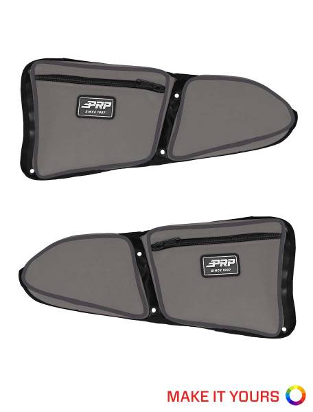 PRP Seats - PRP Front Door Bags with Knee Pads for Polaris RZR (Pair), Custom - E36-Cust - Image 1