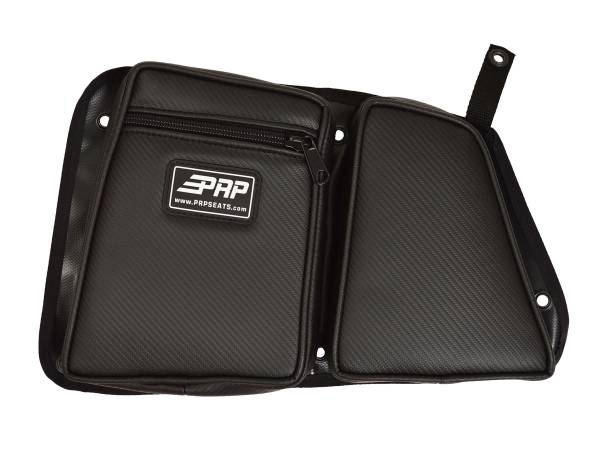 PRP Seats - PRP Polaris RZR Rear Door Bag with Knee Pad (Driver Side)- Black - E40-210 - Image 1