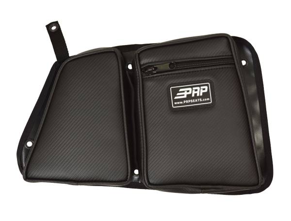 PRP Seats - PRP Polaris RZR Rear Door Bag with Knee Pad for Polaris RZR/(Passenger Side)- Black - E41-210 - Image 1
