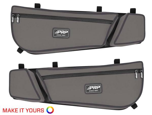 PRP Seats - PRP Door Bag with Knee Pad for Can-Am Maverick X3 (Pair), Custom - E60-Cust - Image 1