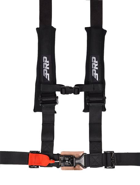 PRP Seats - PRP 4.2 Harness with Latch / Link Lap Belt- Black - SB4.2LL - Image 1