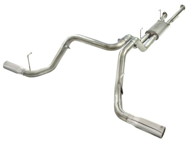 aFe Power - aFe Power MACH Force-Xp 2-1/2 IN to 3 IN 409 Stainless Steel Cat-Back Exhaust w/Polish Tip Toyota Tundra 10-21 V8-5.7L - 49-46014-P - Image 1