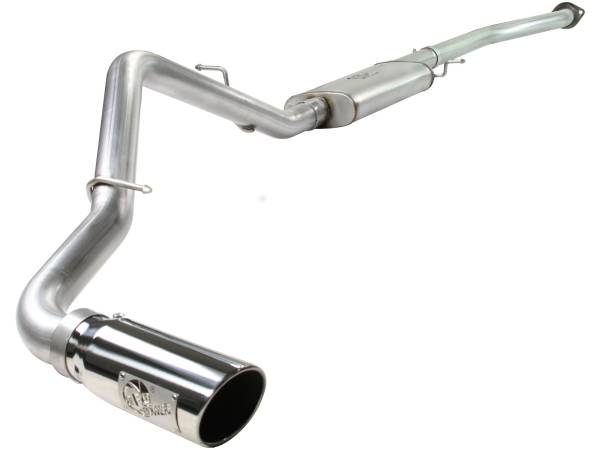 aFe Power - aFe Power MACH Force-Xp 3 IN 409 Stainless Steel Cat-Back Exhaust System w/Polished Tip GM Truck 1500 99-03 V6/V8 - 49-44012-P - Image 1