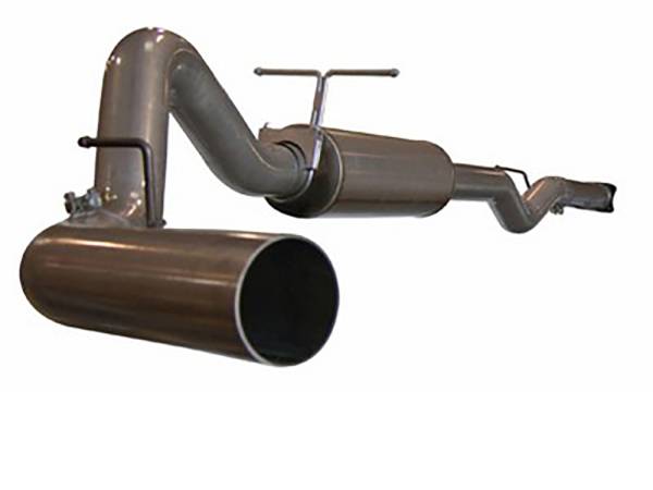 aFe Power - aFe Power Large Bore-HD 4 IN 409 Stainless Steel Cat-Back Exhaust System w/o Tip GM Diesel Trucks 01-05 V8-6.6L (td) LB7/LLY - 49-14001 - Image 1