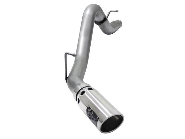 aFe Power - aFe Power Large Bore-HD 3-1/2 IN 409 Stainless Steel DPF-Back Exhaust System w/Polished Tip GM Colorado/Canyon 16-22 L4-2.8L (td) LWN - 49-44064-P - Image 1