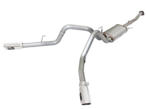 aFe Power - aFe Power MACH Force-Xp 3 IN 409 Stainless Steel Cat-Back Exhaust System w/Polished Tip Ford F-150 15-20 V6-2.7L (tt)/3.5L (tt) - 49-43070-P - Image 1