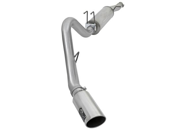 aFe Power - aFe Power MACH Force-Xp 409 Stainless Steel Cat-Back Exhaust System w/ Polished Tip Ford Super Duty F-250/F-350 17-23 V8-6.2/7.3L - 49-43086-P - Image 1