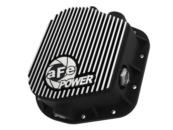 aFe Power - aFe Power Pro Series Rear Differential Cover Black w/ Machined Fins  Ford F-150 97-23 (9.75-12) - 46-70152 - Image 1