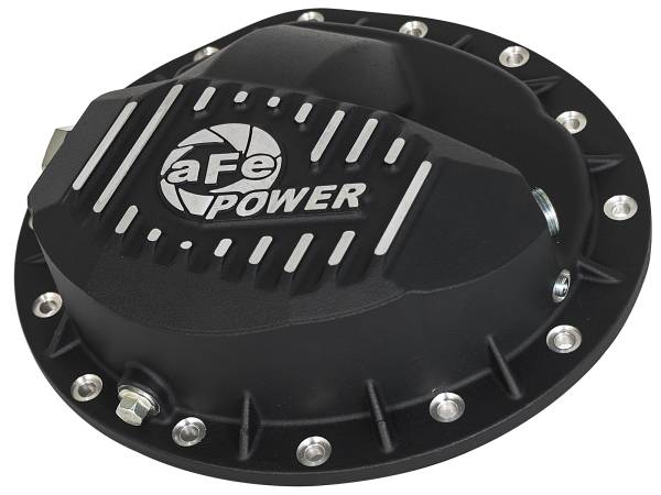 aFe Power - aFe Power Pro Series Front Differential Cover Black w/ Machined Fins Dodge Diesel Trucks 03-12 L6-5.9/6.7L (td) - 46-70042 - Image 1