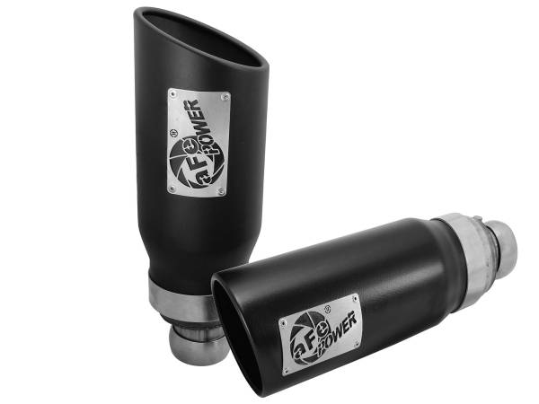 aFe Power - aFe Power MACH Force-Xp 409 Stainless Steel OE Replacement Exhaust Tip Black Dodge RAM 1500 09-19 V8-5.7L/3.0L (td) - 49C42046-B - Image 1