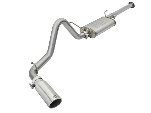 aFe Power - aFe Power MACH Force-Xp 2-1/2in 409 Stainless Steel Cat-Back Exhaust System w/Polished Tip Toyota Tacoma 05-12 L4-2.7L - 49-46031-P - Image 1