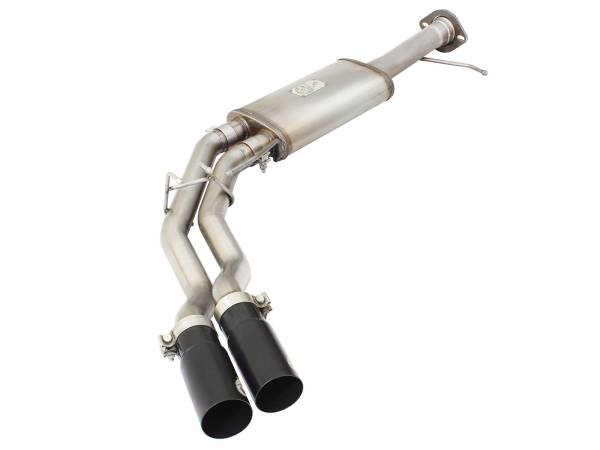 aFe Power - aFe Power Rebel Series 3 IN to 2-1/2 IN 409 Stainless Steel Cat-Back Exhaust w/Black Tip Ford F-150 Raptor 10-14 V8-6.2L - 49-43071-B - Image 1