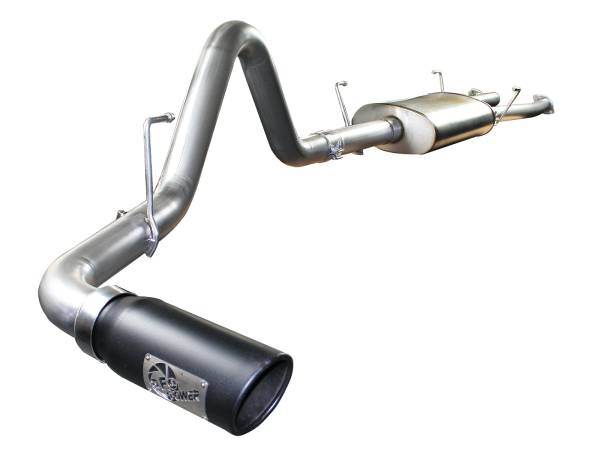 aFe Power - aFe Power MACH Force-Xp 2-1/2 IN to 3 IN 409 Stainless Steel Cat-Back Exhaust w/ Black Tip Toyota Tundra 07-09 V8-4.7L - 49-46009-B - Image 1