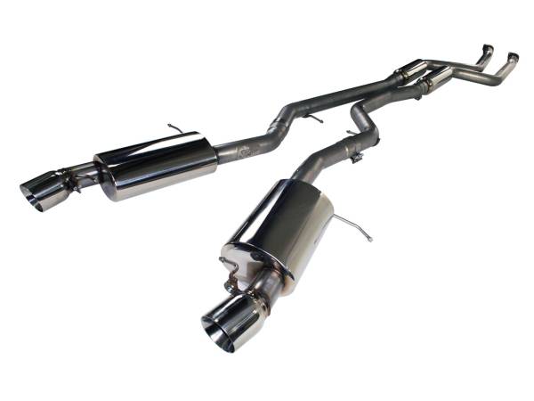 aFe Power - aFe Power MACH Force-Xp 2-3/4 IN 304 Stainless Steel Cat-Back Exhaust System BMW 335i (E90/92) 11-12 L6-3.0L (t) N55 - 49-36306 - Image 1