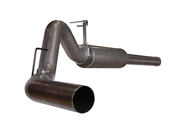 aFe Power - aFe Power Large Bore-HD 4 IN 409 Stainless Steel Cat-Back Exhaust System w/o Tip Dodge Diesel Trucks 04.5-07 L6-5.9L (td) - 49-12002 - Image 1