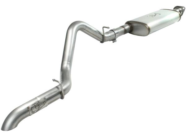 aFe Power - aFe Power MACH Force-Xp 2-1/2in 409 Stainless Steel Cat-Back Exhaust System Jeep Wrangler (TJ) 04-06 L6-4.0L - 49-46229 - Image 1