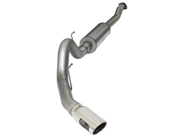 aFe Power - aFe Power MACH Force-Xp 4 IN 409 Stainless Steel Cat-Back Exhaust System w/Polished Tip Ford F-150 15-20 V6-2.7L (tt)/3.5L (tt) - 49-43069-P - Image 1