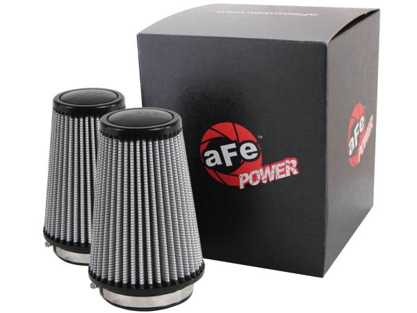 aFe Power - aFe Power Magnum FORCE Intake Replacement Air Filter w/ Pro DRY S Media (Pair) 3-1/2 IN F x 5 IN B x 3-1/2 IN T x 7 IN H (1pr) - 21-90069M - Image 1