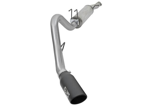 aFe Power - aFe Power MACH Force-Xp 409 Stainless Steel Cat-Back Exhaust System w/ Black Tip Ford Super Duty F-250/F-350 17-23 V8-6.2/7.3L - 49-43086-B - Image 1
