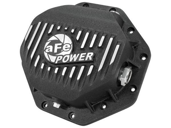 aFe Power - aFe Power Pro Series Rear Differential Cover Black w/ Machined Fins  Dodge 1500 94-18/ RAM EcoDiesel 14-22 (Corporate 9.25-12) - 46-70272 - Image 1