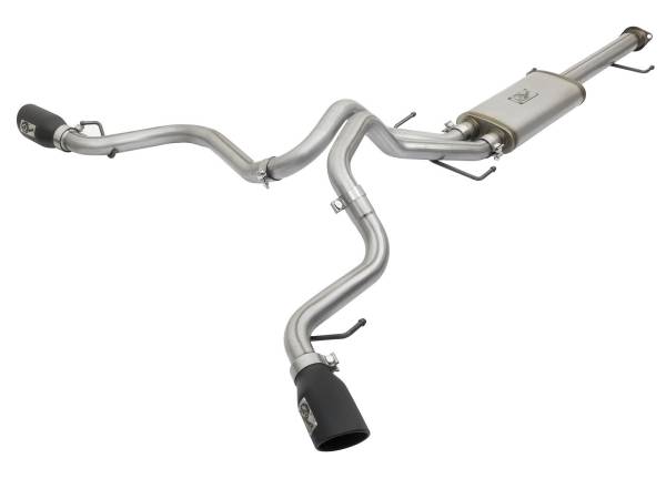 aFe Power - aFe Power MACH Force-Xp 3 IN to 2-1/2 IN 409 Stainless Steel Cat-Back Exhaust w/ Black Tip Toyota FJ Cruiser 07-18 V6-4.0L - 49-46029-B - Image 1