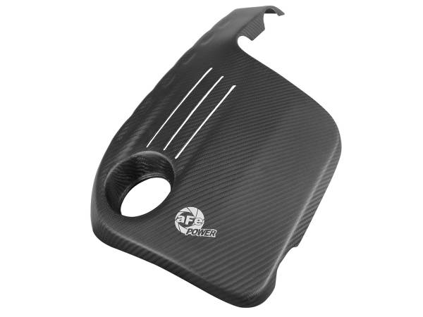 aFe Power - aFe POWER Matte Carbon Fiber Engine Cover BMW M2 Competition (F87) 19-21 / M3/M4 (F80/82/83) 15-20 L6-3.0L (tt) S55 - 79-13003 - Image 1