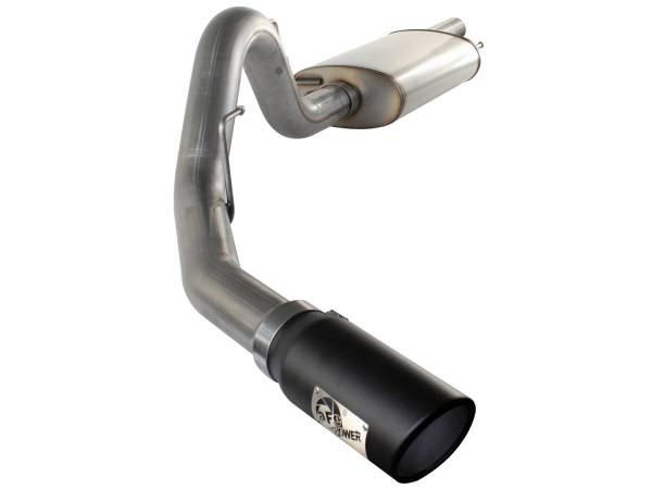 aFe Power - aFe Power MACH Force-Xp 3-1/2in 409 Stainless Steel Cat-Back Exhaust System w/Black Tip Ford F-150 Raptor 10-14 V8-6.2L - 49-43037-B - Image 1