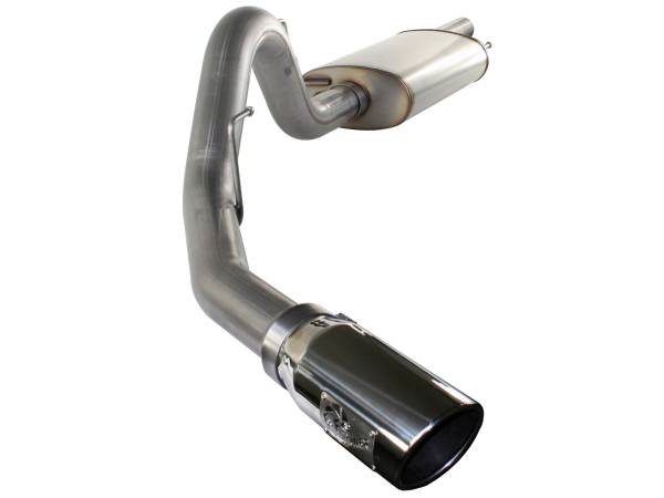 aFe Power - aFe Power MACH Force-Xp 3-1/2in 409 Stainless Steel Cat-Back Exhaust System w/Polished Tip Ford F-150 Raptor 10-14 V8-6.2L - 49-43037-P - Image 1