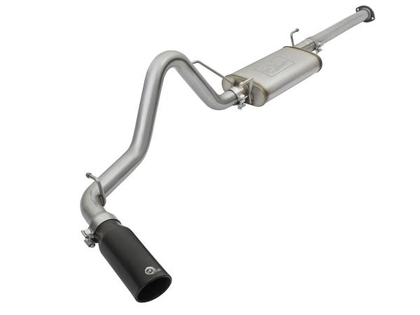 aFe Power - aFe Power MACH Force-Xp 2-1/2in 409 Stainless Steel Cat-Back Exhaust System w/Black Tip Toyota Tacoma 05-12 L4-2.7L - 49-46031-B - Image 1