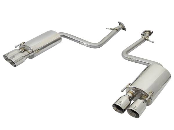 aFe Power - aFe Power Takeda 2 IN Stainless Steel Axle-Back Exhaust System w/Polished Tips Lexus RC200t 16-17 /RC300 18-23 L4-2.0L (t)/RC350 15-23 V6-3.5L - 49-36037-P - Image 1