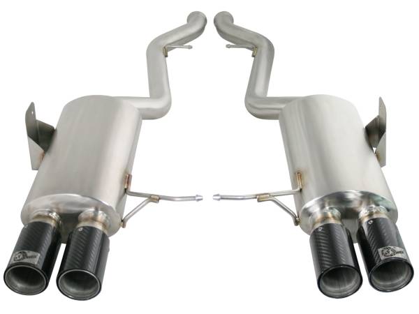 aFe Power - aFe Power MACH Force-Xp 2-1/2in 304 Stainless Steel Cat-Back Exhaust System BMW M3 (E90/92/93) 08-13 V8-4.0L S65 - 49-36312-C - Image 1