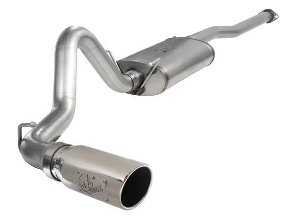 aFe Power - aFe Power MACH Force-Xp 3 IN 409 Stainless Steel Cat-Back Exhaust System w/Polished Tip Toyota Tacoma 05-12 V6-4.0L - 49-46001-1P - Image 1