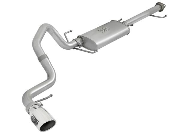 aFe Power - aFe Power Scorpion 2-1/2 IN Aluminized Steel Cat-Back Exhaust System w/ Polished Tip Toyota FJ Cruiser 07-18 V6-4.0L - 49-06039-P - Image 1