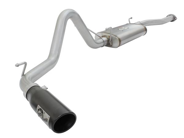 aFe Power - aFe Power MACH Force-Xp 2-1/2in 409 Stainless Steel Cat-Back Exhaust System w/Black Tip Toyota Tacoma 13-15 L4-2.7L - 49-46024-B - Image 1