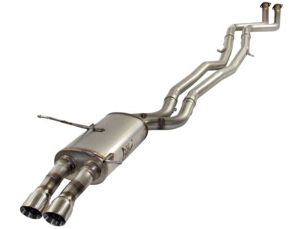 aFe Power - aFe Power MACH Force-Xp 2-1/4 IN 409 Stainless Steel Cat-Back Exhaust System BMW 325i/ci / 330i/ci (E46) 01-06 L6-2.5/3.0L (M54) - 49-46309 - Image 1