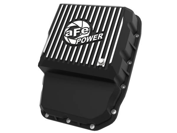 aFe Power - aFe POWER Pro Series Transmission Pan Black w/ Machined Fins Dodge Diesel Trucks 07.5-12 L6-6.7L (td) - 46-70062 - Image 1