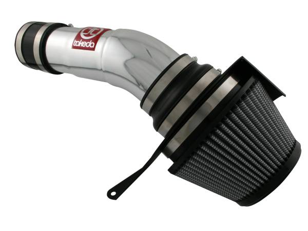 aFe Power - aFe Power Takeda Stage-2 Cold Air Intake System w/ Pro DRY S Filter Polished Honda Accord 08-12/Acura TL 09-14 V6-3.5L/3.7L - TR-1007P - Image 1