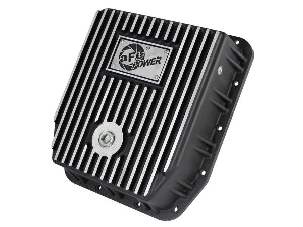 aFe Power - aFe POWER Pro Series Transmission Pan Raw w/ Machined Fins Ford Trucks 80-92 - 46-70212 - Image 1