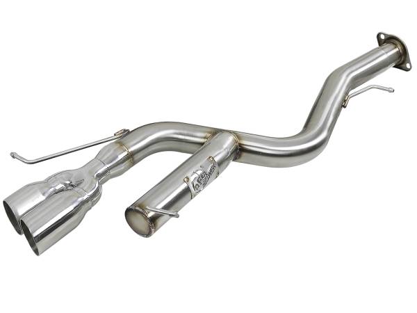 aFe Power - aFe Power MACH Force-Xp 3 IN 304 Stainless Steel Axle-Back Exhaust System w/Polished Tip BMW 135i (E82/88) 08-13 L6-3.0L (t) N54/N55 - 49-36302-P - Image 1