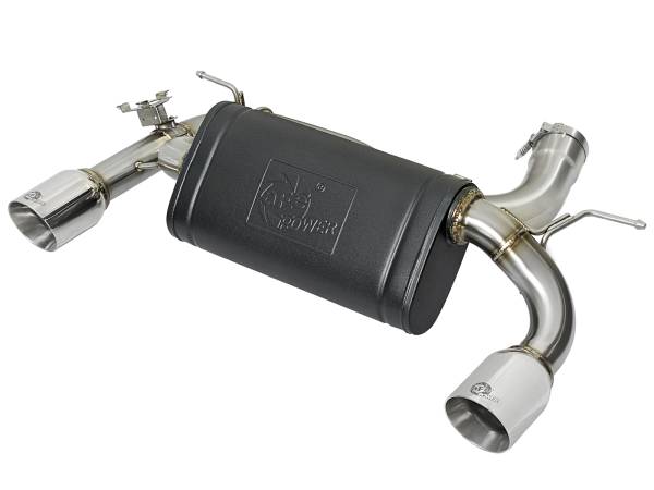 aFe Power - aFe Power MACH Force-Xp Axle-Back Stainless Steel Exhaust System w/Polished Tips BMW 335i (F30) 12-15 / 435i (F32/F33) 14-16 L6-3.0L (t) N55 - 49-36336-P - Image 1