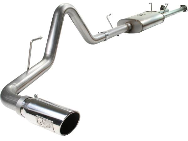 aFe Power - aFe Power MACH Force-Xp 3 IN 409 Stainless Steel Cat-Back Exhaust System w/Polished Tip Toyota Tundra 07-09 V8-5.7L - 49-46006-P - Image 1