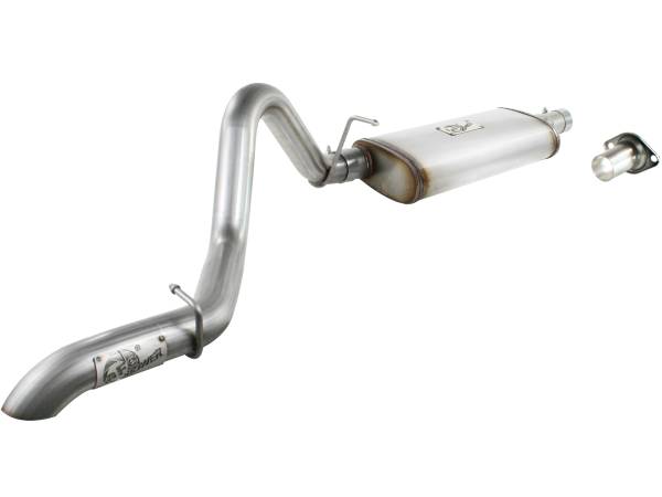 aFe Power - aFe Power MACH Force-Xp 2-1/2 IN 409 Stainless Steel Cat-Back Exhaust System Jeep Wrangler (TJ) 97-06 L6-4.0L - 49-46223 - Image 1