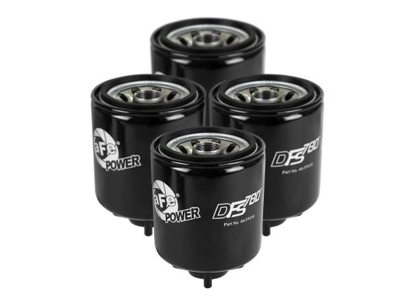 aFe Power - aFe Power Pro GUARD HD Replacement Fuel Filter for DFS780 Fuel Systems (4 Pack) - 44-FF019-MB - Image 1