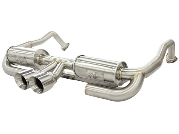 aFe Power - aFe Power MACH Force-Xp 2in to 2-1/2in Stainless Steel Cat-Back Exhaust System Porsche Boxster S (987.1) 05-08 H6-3.4L - 49-36409 - Image 1