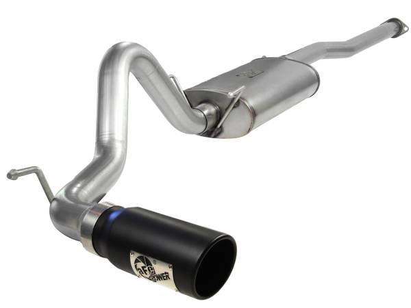 aFe Power - aFe Power MACH Force-Xp 3 IN 409 Stainless Steel Cat-Back Exhaust System w/Black Tip Toyota Tacoma 13-15 V6-4.0L - 49-46022-B - Image 1