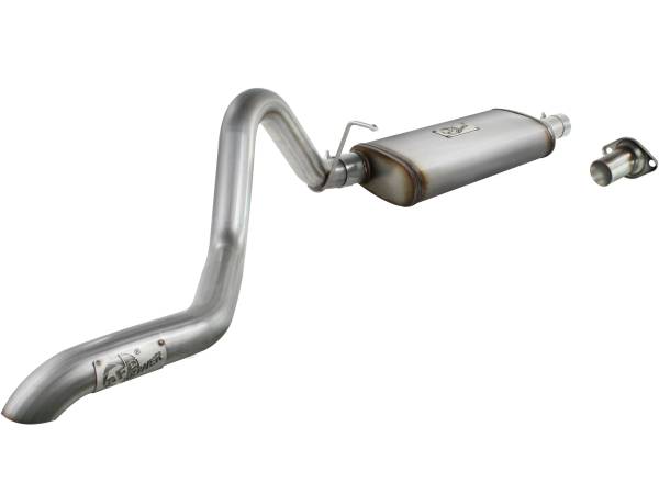 aFe Power - aFe Power MACH Force-Xp 2-1/2in 409 Stainless Steel Cat-Back Exhaust System Jeep Cherokee (XJ) 87-01 L6-4.0L - 49-46225 - Image 1